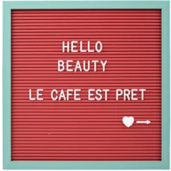 Tableau à message multicolore