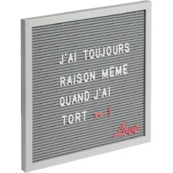 Tableau à message multicolore
