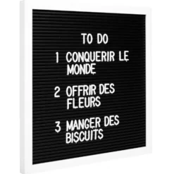 Tableau à message multicolore