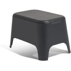 Table basse coffre Gary gris anthracite