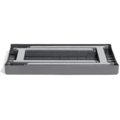 Table basse de camping plastique gris 40xH37x50cm