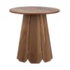 Table basse en bois Alba ronde marron naturel Ø45xH45cm