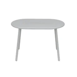 Table basse Faro métal gris clair 60x35xH40cm