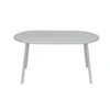 Table basse Faro métal gris clair 80x45xH40cm