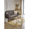 Table basse Kanna cannage de rotin Ø60xH45 cm