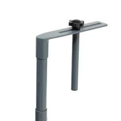 Table d'appoint pour balcon Oslow pliante acier gris 60x40xH68cm