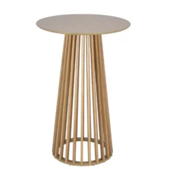 Table de bar Macao en bois Ø70xH105cm
