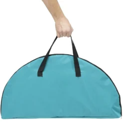 Table de camping pliable avec 4 porte-gobelets Ø70xH.60 cm