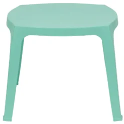 Table de jardin enfant bleu 56x51xH45cm