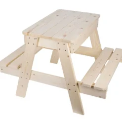 Table pique nique 2en1 bac à sable 60x80xH52cm
