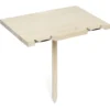 Table pliable en bois à planter