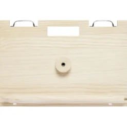 Table pliable en bois à planter