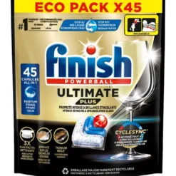 Tablette lave-vaisselle Finish Powerball Ultimate Plus 45 capsules