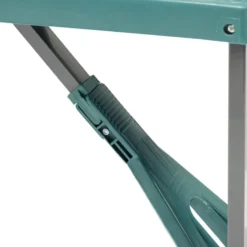 Table valise pliante avec sièges bleu