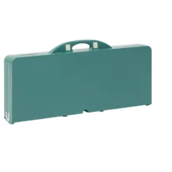 Table valise pliante avec sièges bleu