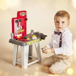 Établi bricolage enfant avec 19 accessoires