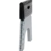 Tabouret pliant noir et gris H31 cm