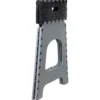 Tabouret pliant plastique noir et gris H44cm