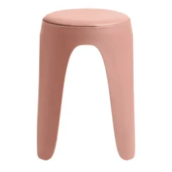 Tabouret rond Spiro pieds fins plastique terracotta Ø33xH46cm