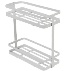 Étagère de cuisine design filaire métal blanc à poser