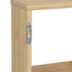 Étagère de cuisine en bambou 10 compartiments ouverts 45x9xH60cm