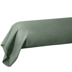 Taie de traversin 85x185cm 100% coton vert