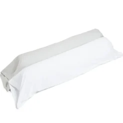 Taie de traversin 85x185cm polycoton gris