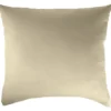 Taie d'oreiller carrée 63x63cm polyester uni taupe