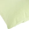 Taie d'oreiller carrée 63x63cm polyester uni (3 modèles)