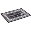 Tapis de cuisine My Kitchen noir et blanc 50x70cm