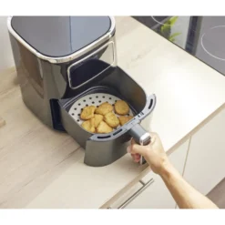 Tapis de cuisson en silicone Ø20cm spécial friteuse sans huile et four