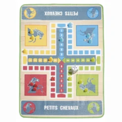 Tapis de jeu des petits chevaux XL