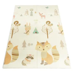 Tapis de jeu enfant thème animaux 180x120cm