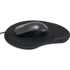 Tapis de souris repose poignet ergonomique noir
