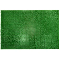 Tapis extérieur antidérapant grattant imitation gazon vert