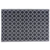 Tapis extérieur India motif chevron noir 120x180cm