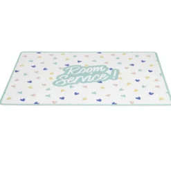 Tapis repose gamelle animaux Room Service plastique 32x43cm