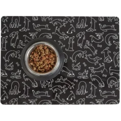 Tapis repose gamelle 32x43cm (2 modèles)