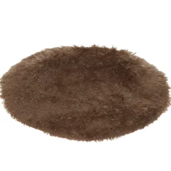 Tapis rond fausse fourrure Ø60cm
