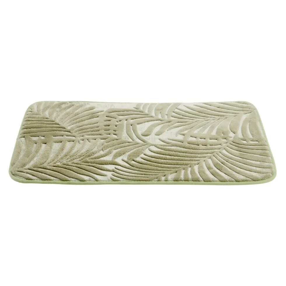 Tapis salle de bain rectangulaire mémoire de forme 45x75cm (2 modèles)
