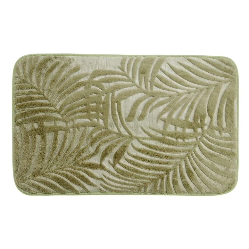Tapis salle de bain rectangulaire mémoire de forme 45x75cm (2 modèles)