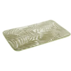 Tapis salle de bain rectangulaire mémoire de forme 45x75cm (2 modèles)