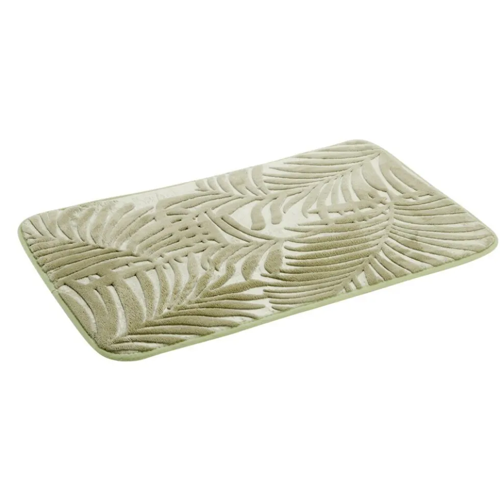 Tapis salle de bain rectangulaire mémoire de forme 45x75cm (2 modèles)