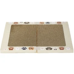 Tapis sortie de litière et griffoir pliable 36x42cm