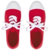 Tennis en toile rouge T38