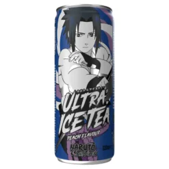Thé glacé Ultra Ice Tea goût pêche Naruto Sasuke 330ml