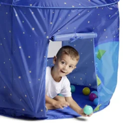Tipi astronomie cosmos avec 4 accessoires scratch Ø103xH135cm