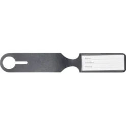 Étiquette bagage voyage en simili L24,5cm (5 modèles)