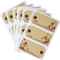 Étiquette cadeau autocollante x3