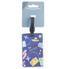 Étiquette de bagage PVC 7x15cm (5 modèles)
